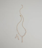 Dazzling Elegance Necklace And Earrings Set